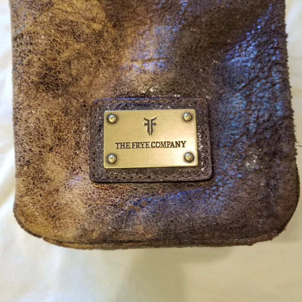 Frye Deborah Studded Star Distressed Handbag - Picture 15 of 16